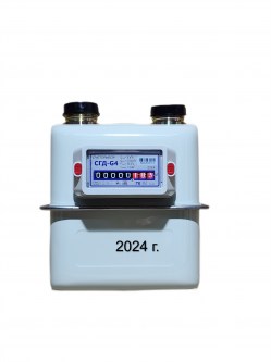 Счетчик газа СГД-G4ТК с термокорректором (вход газа левый, 110мм, резьба 1 1/4") г. Орёл 2024 год выпуска Голицино